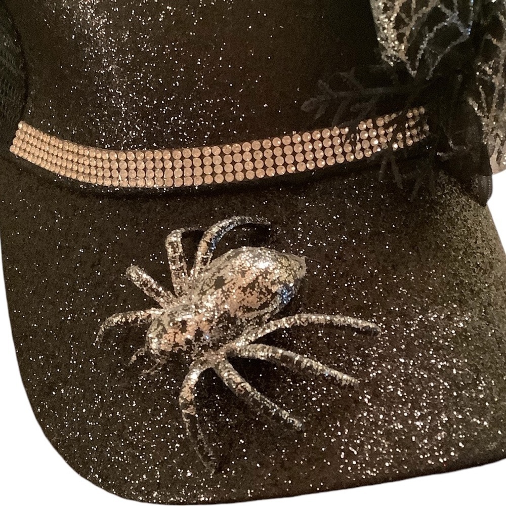 Spooky Spider Halloween Baseball Hat - Picture 4 of 6